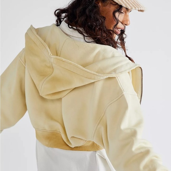 Free People We the Free Go To Cropped Hoodie size XS - Picture 2 of 8